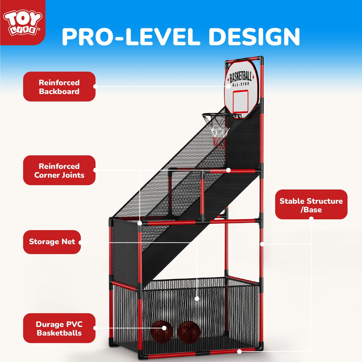 TOY Life portable design allows easy movement between rooms or outdoors.