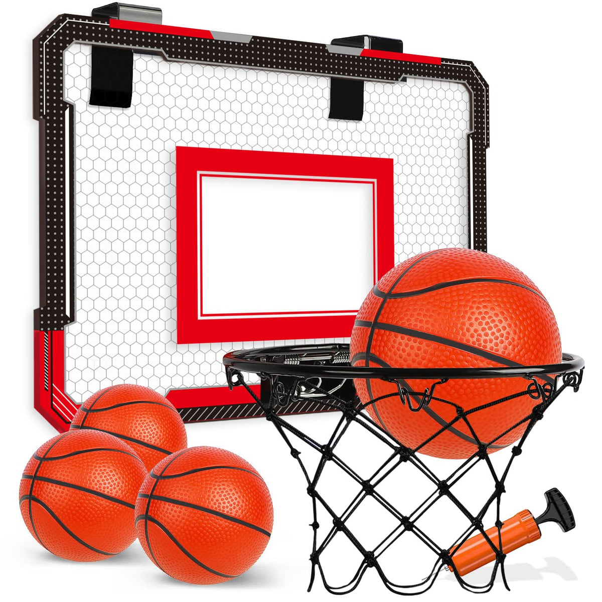 TOY Life over the door hoop ready for quick indoor play