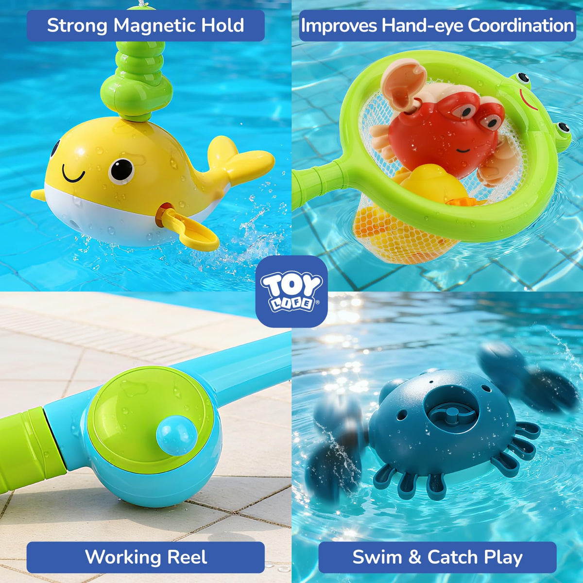 TOY Life bath time toys use non-toxic materials for safe play