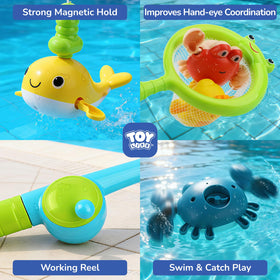 TOY Life bath time toys use non-toxic materials for safe play