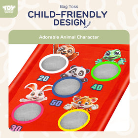 TOY Life birthday party bean bag toss activity outdoors