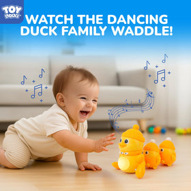 TOY Life Interactive duck family supports imaginative play and motor skill growth.