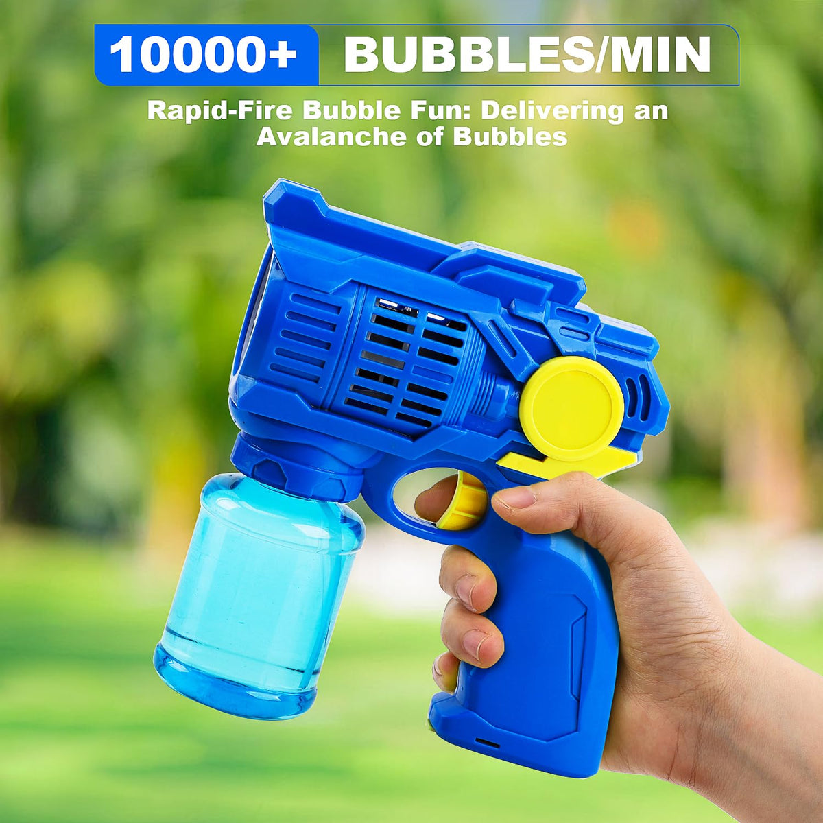 TOY Life bubble guns perfect for parties, picnics, and photos