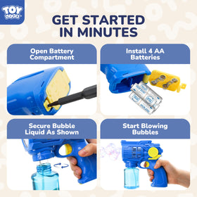 TOY Life leakproof refill system helps stay clean during play