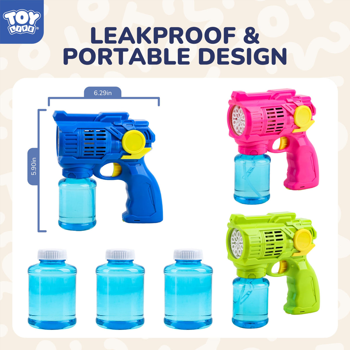 TOY Life portable, lightweight design ideal for on-the-go use