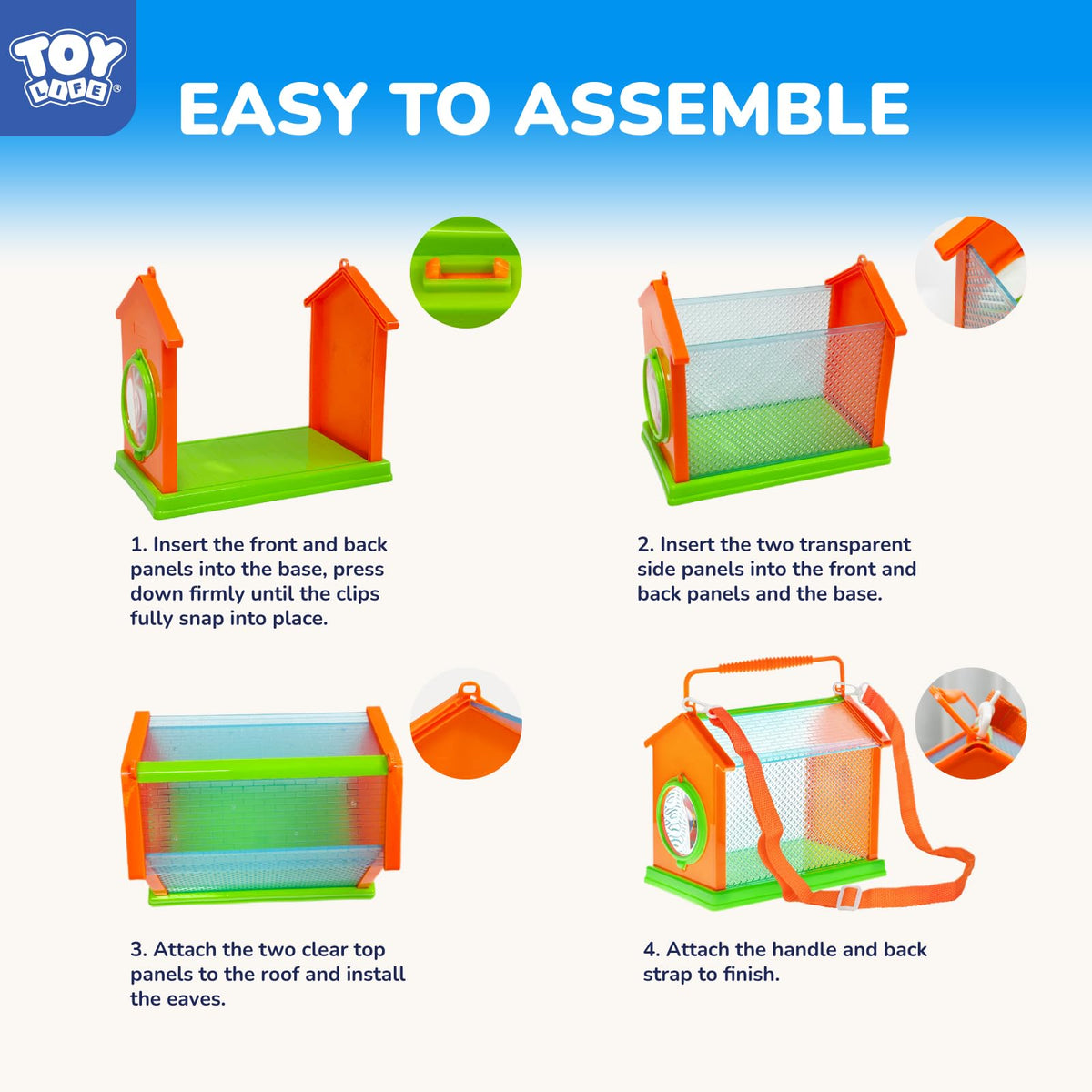 TOY Life bug cage providing safe housing for captured specimens