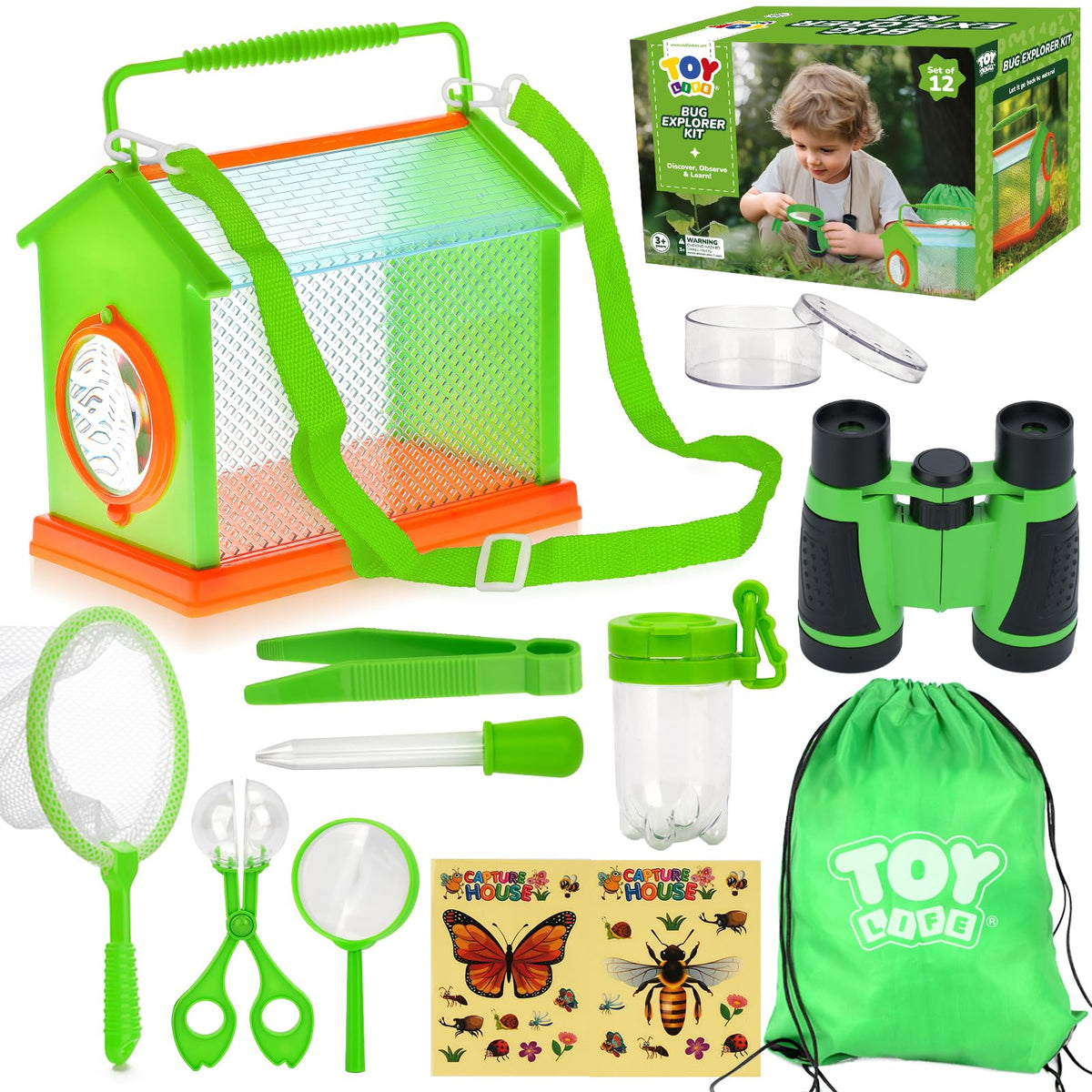 TOY Life Bug Catcher Kit full set for outdoor exploration and STEM play