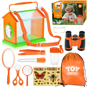 TOY Life bug catcher kit shown with complete outdoor exploration gear for kids