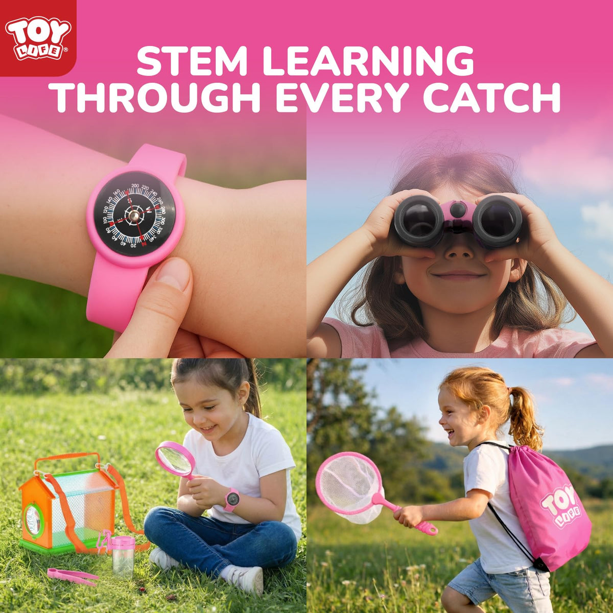 TOY Life Bug catcher kit enables safe, engaging bug observation experiences.