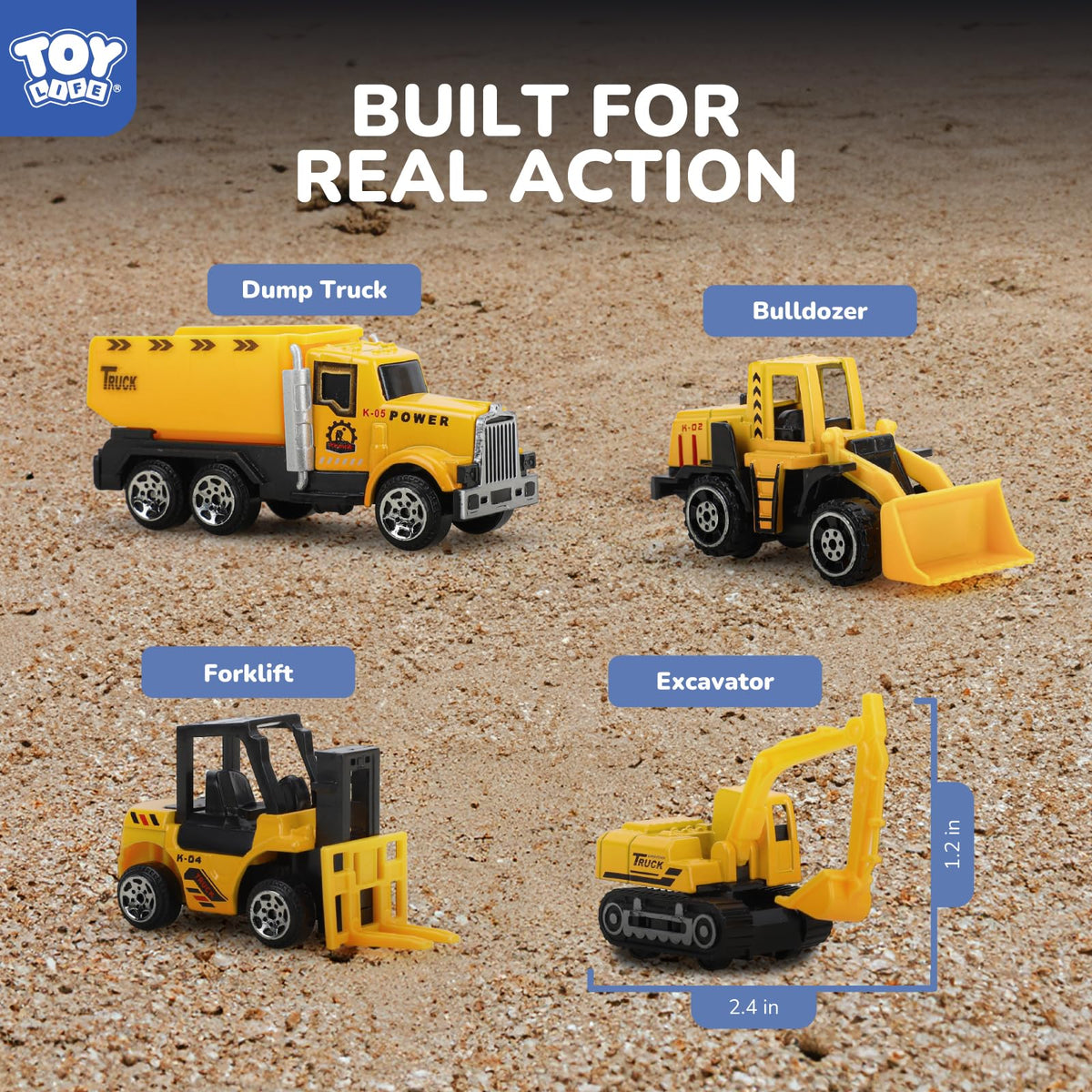 TOY Life 35 PCS set travels easily for on-the-go play.