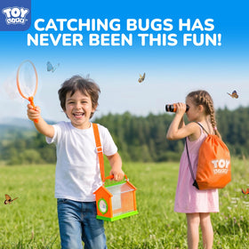 TOY Life butterfly net for catching and observing fluttering insects outdoors