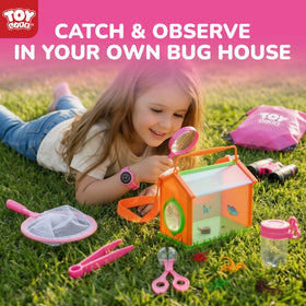 TOY Life butterfly net helps kids gently explore fluttering creatures outdoors.