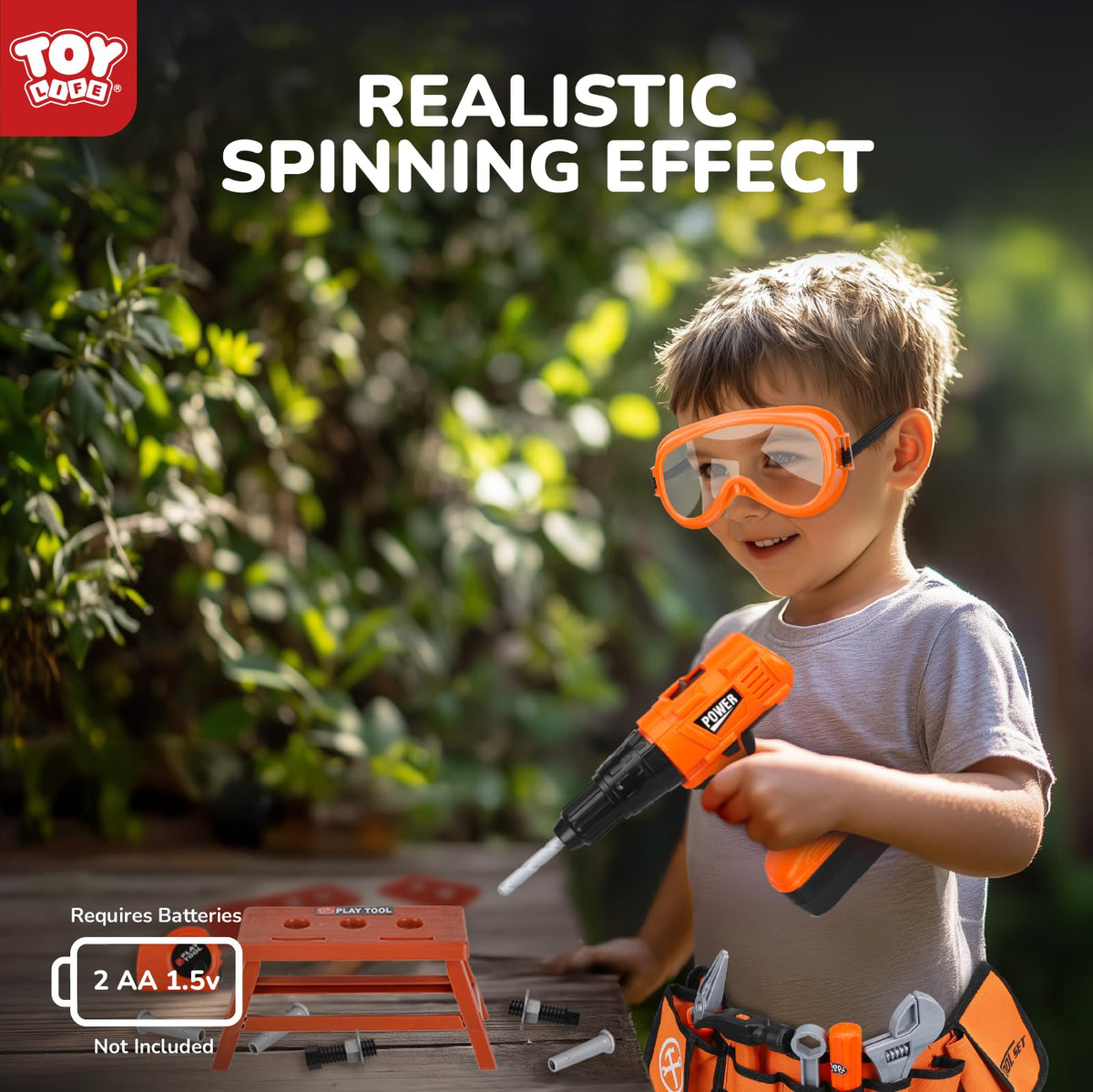 TOY Life clamp helps pretend repairs and securing parts.