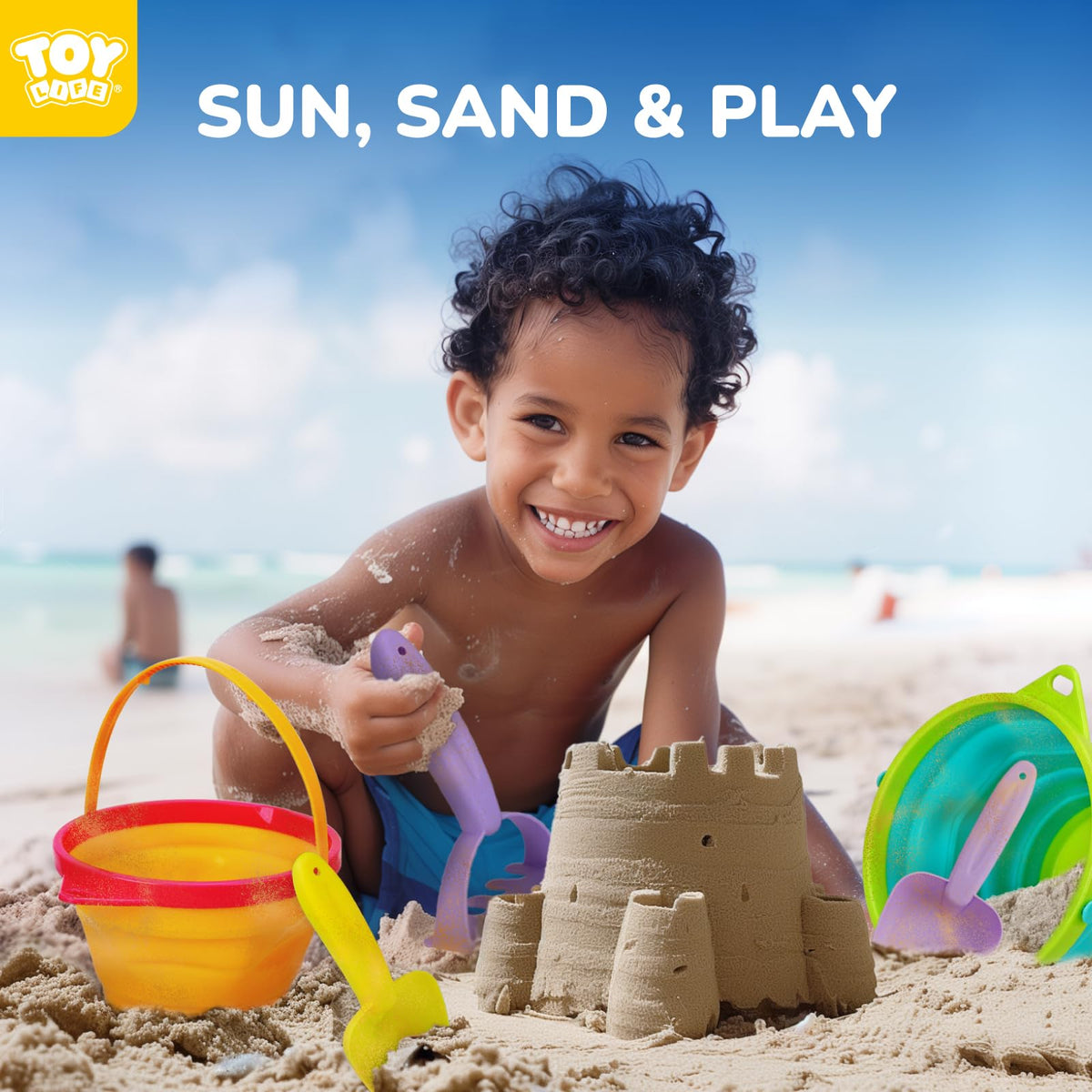TOY Life lightweight, travel-friendly buckets ideal for vacations.