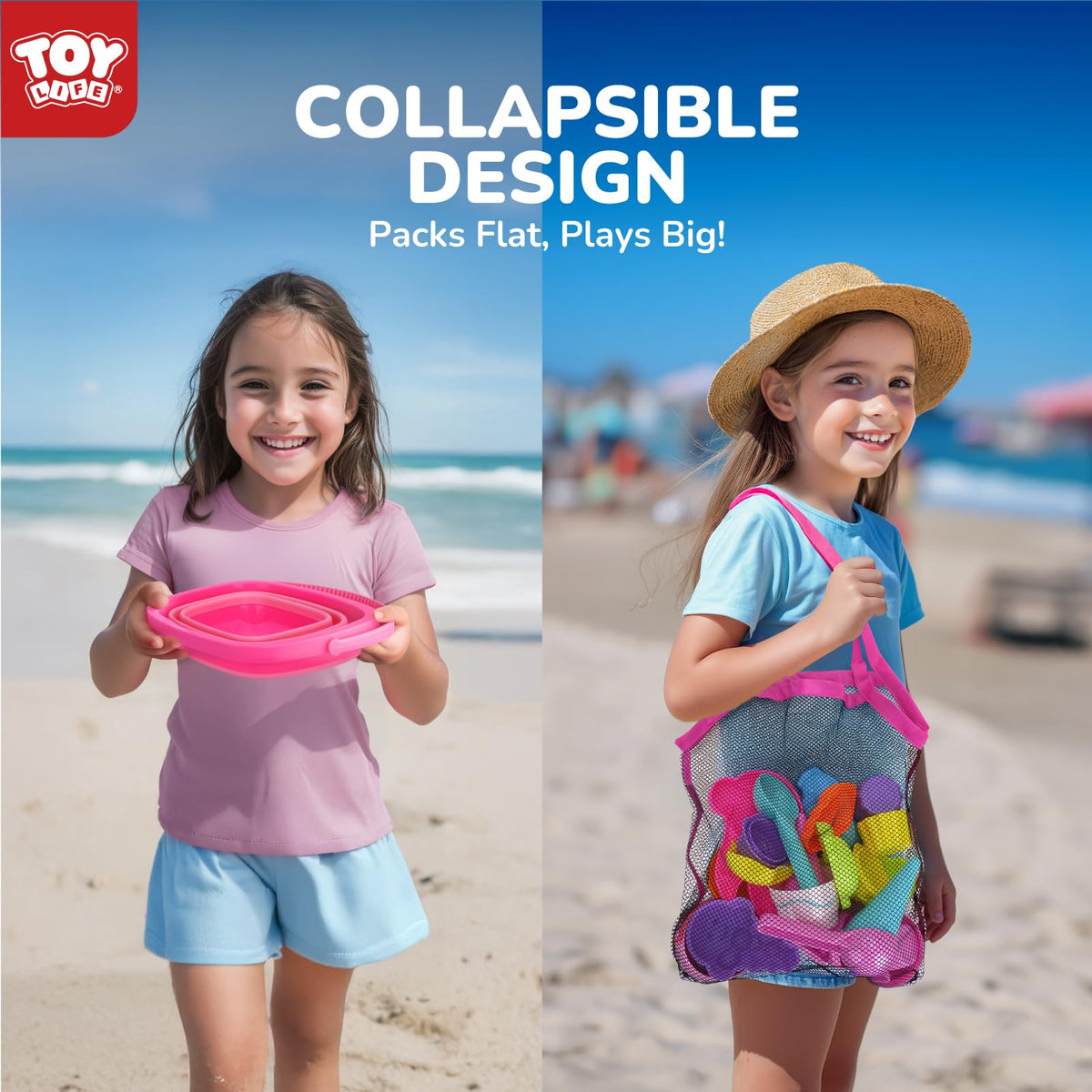 TOY Life colorful sand shovels and tools for kids.