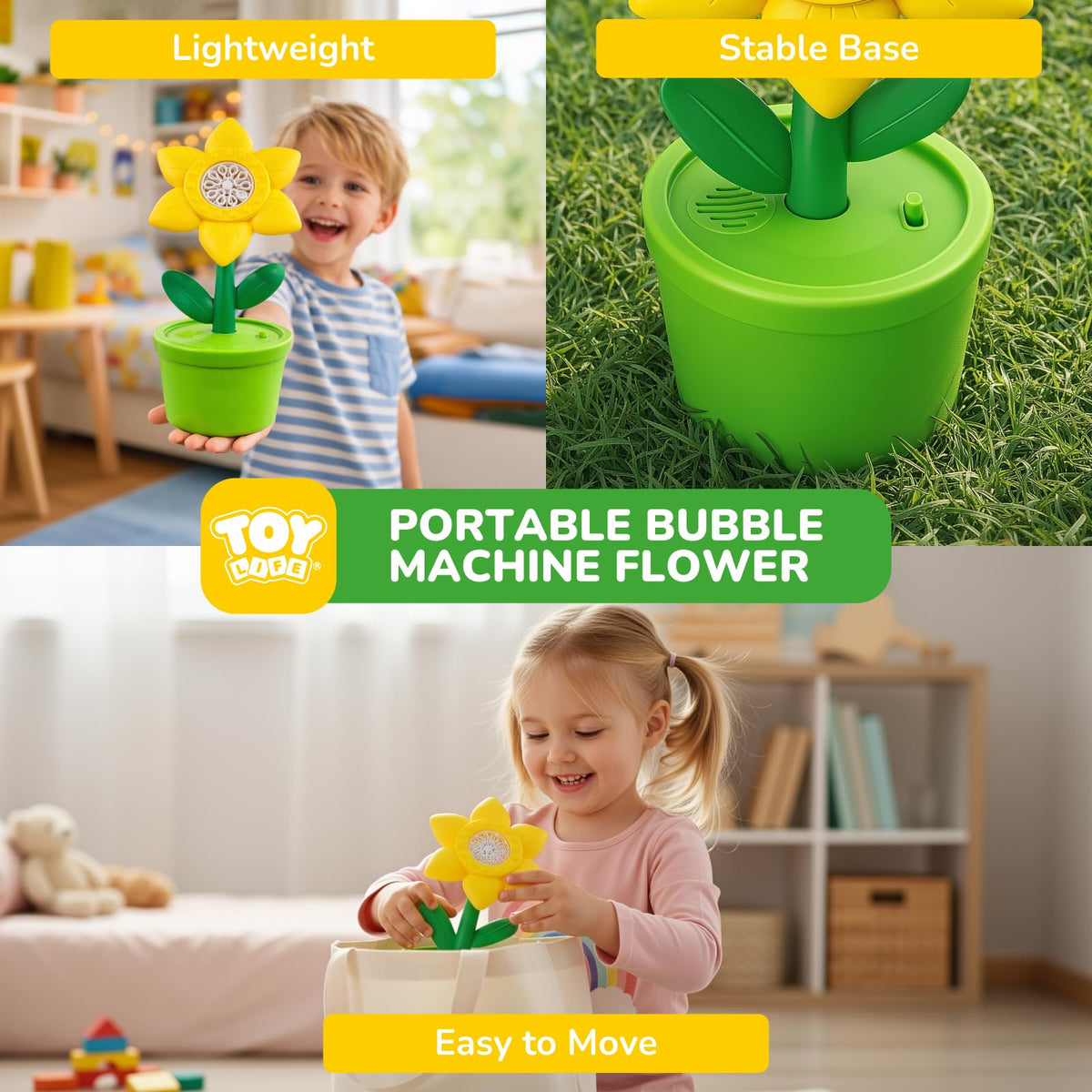 TOY Life bubble maker is a mess-free, easy-to-use gift option.