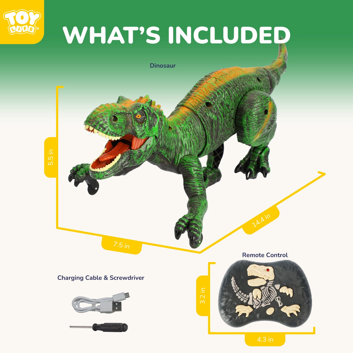 TOY Life rechargeable dino battery powers long play sessions