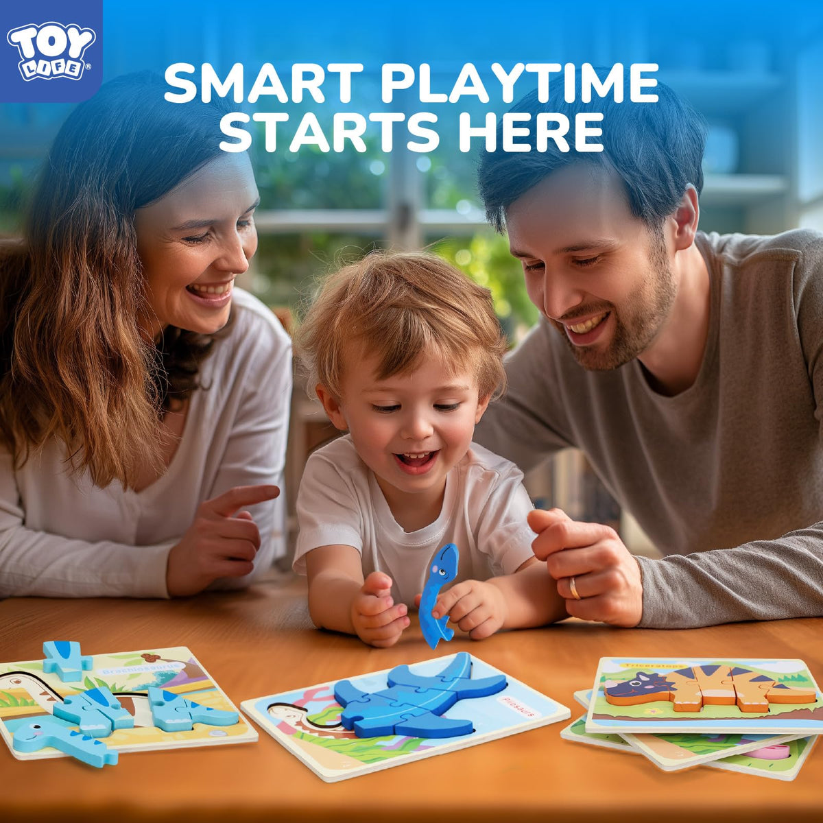 TOY Life Montessori inspired puzzle helps concentration and problem solving.