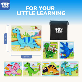 TOY Life kid friendly puzzles fit small hands for easy assembly.