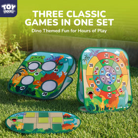 Vibrant dinosaur-themed TOY Life design for toddlers