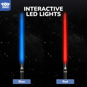 TOY Life dual-saber connection adapter shown for easy joining.