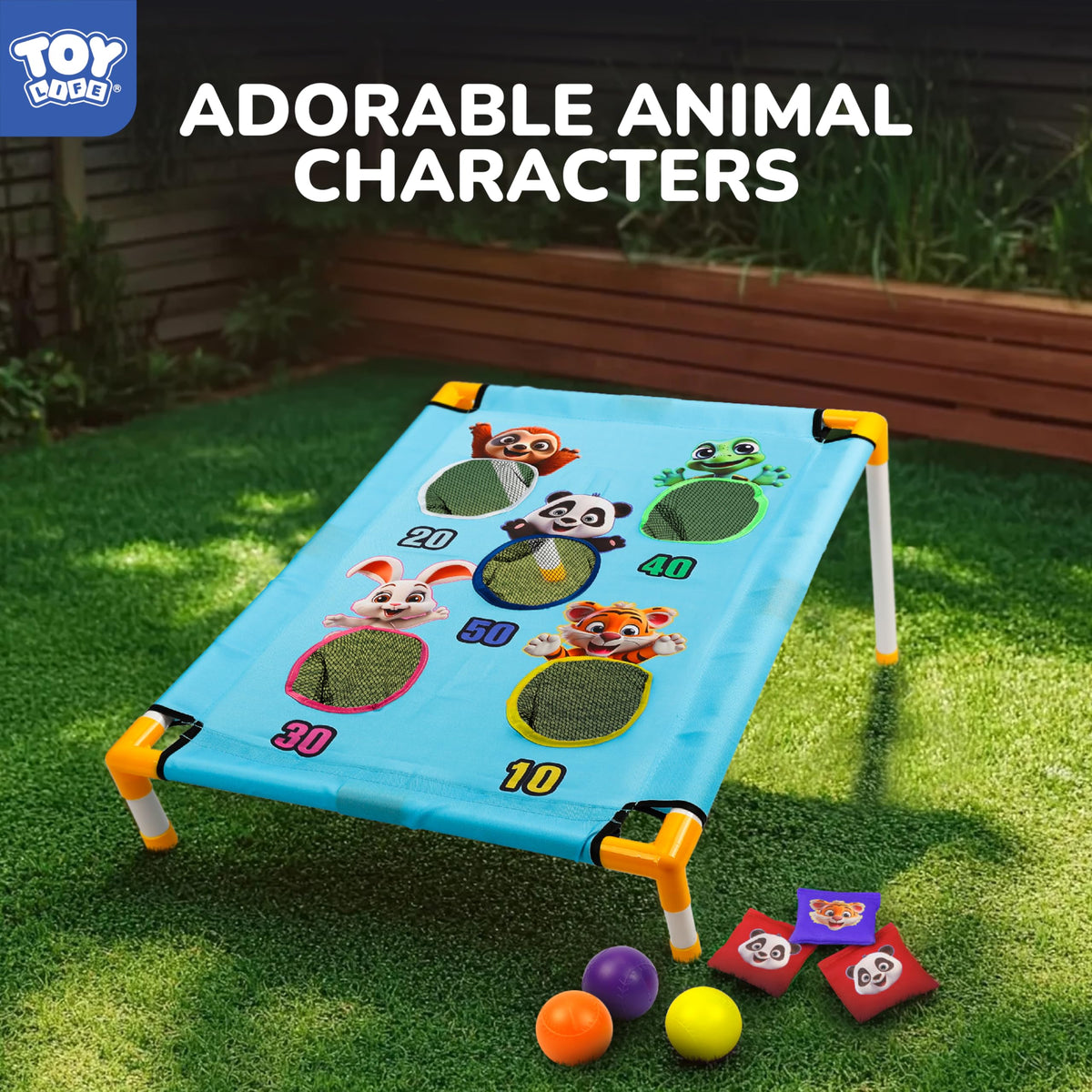TOY Life durable bean bag toss set built for frequent use.