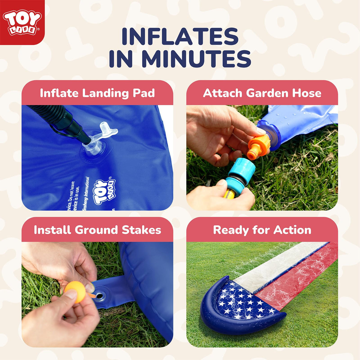 TOY Life durable-puncture-resistant-material withstands hours of play.