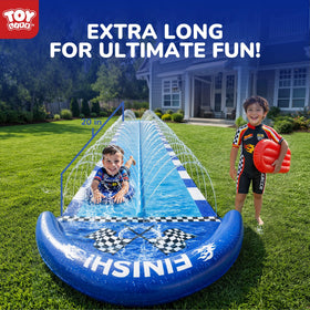 TOY Life durable heavy-duty PVC with reinforced seams.