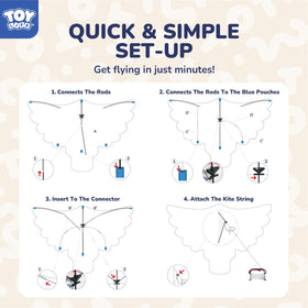TOY Life ripstop fabric and fiberglass frame offer durability.