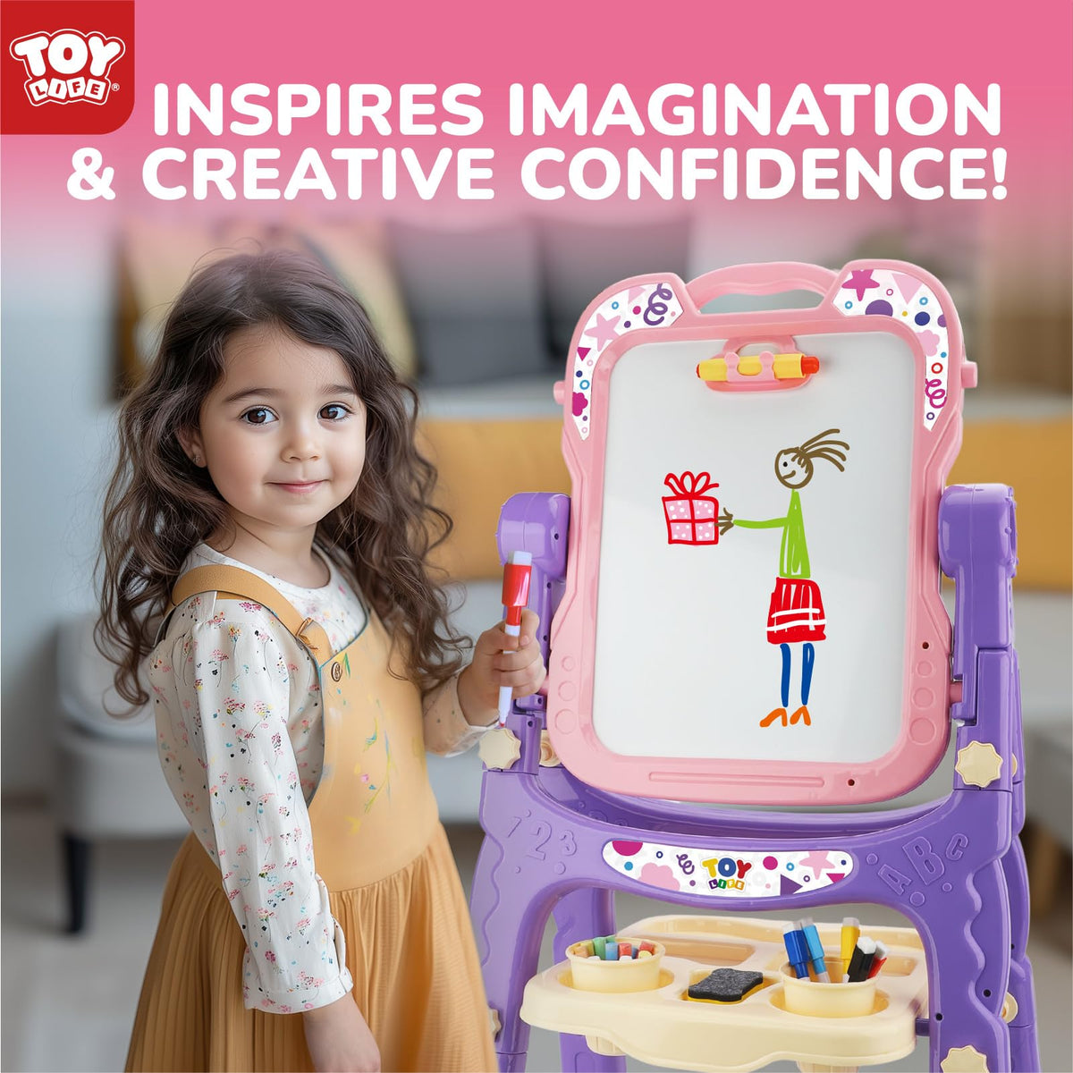 TOY Life safe non-toxic materials ensure worry-free art time.