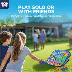 TOY Life lightweight design makes setup fast for backyard play.