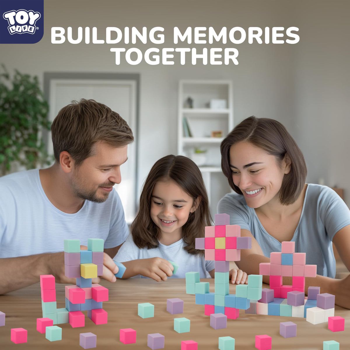 TOY Life 64-piece magnetic set offers versatile designs and quick cleanup after play.
