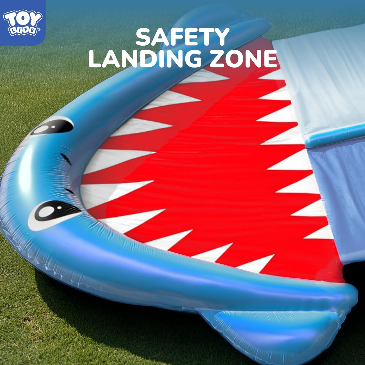 TOY Life shark head detail adds immersive outdoor fun