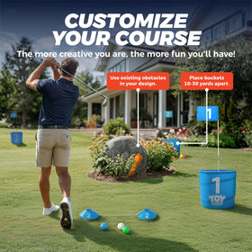 TOY Life Golf Game Set golf balls ready for durable, repeated practice