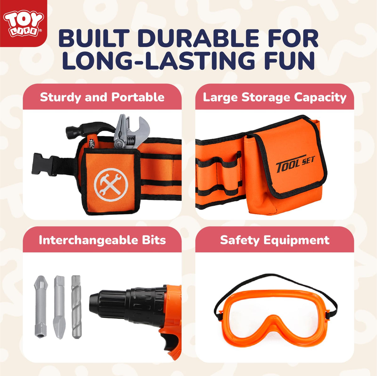 TOY Life hammer completes an authentic toolkit for creative building.