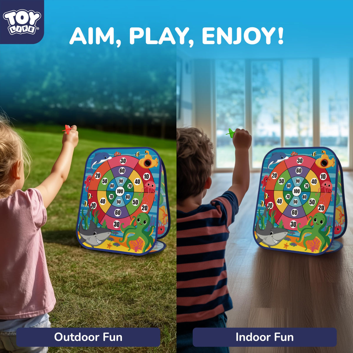 TOY Life easy-assembly toss game for quick family fun.