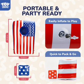 TOY Life separate inflatable boards ready for poolside fun.
