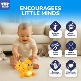TOY Life Magnetic Ducks connectable for follow-the-leader play and fine motor exploration.