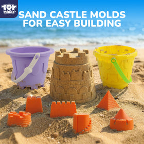 TOY Life two shovels help kids scoop and sculpt with ease.