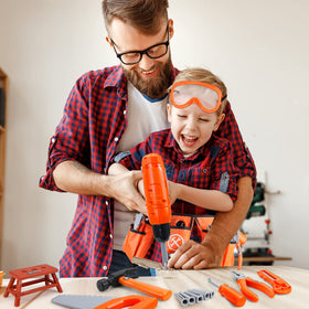 TOY Life kid-friendly gloves provide grip and comfort during pretend repairs