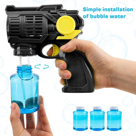 TOY Life leakproof refill system reduces spills during outdoor fun.