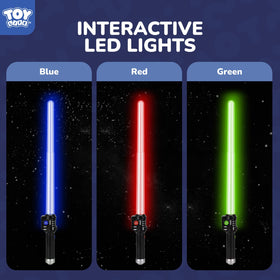 TOY Life light up saber blue blade ideal for team cosplay duels