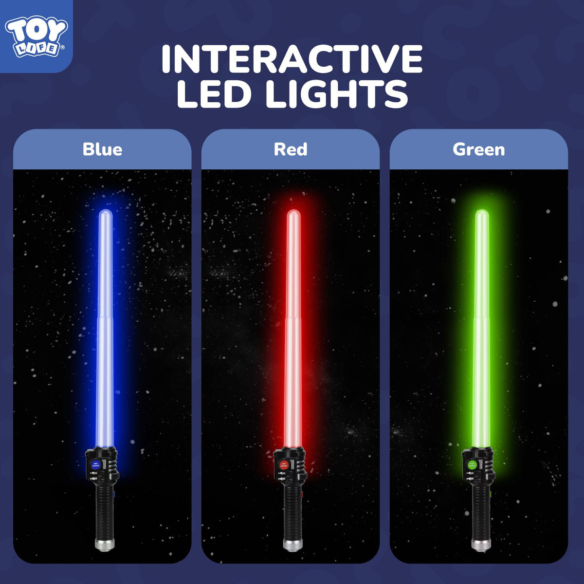 TOY Life light up saber blue blade ideal for nighttime play