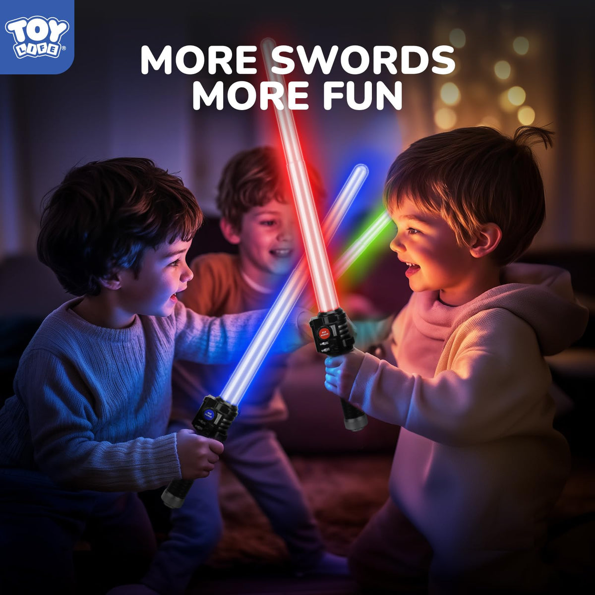 TOY Life light up saber in action during duels with sound effects