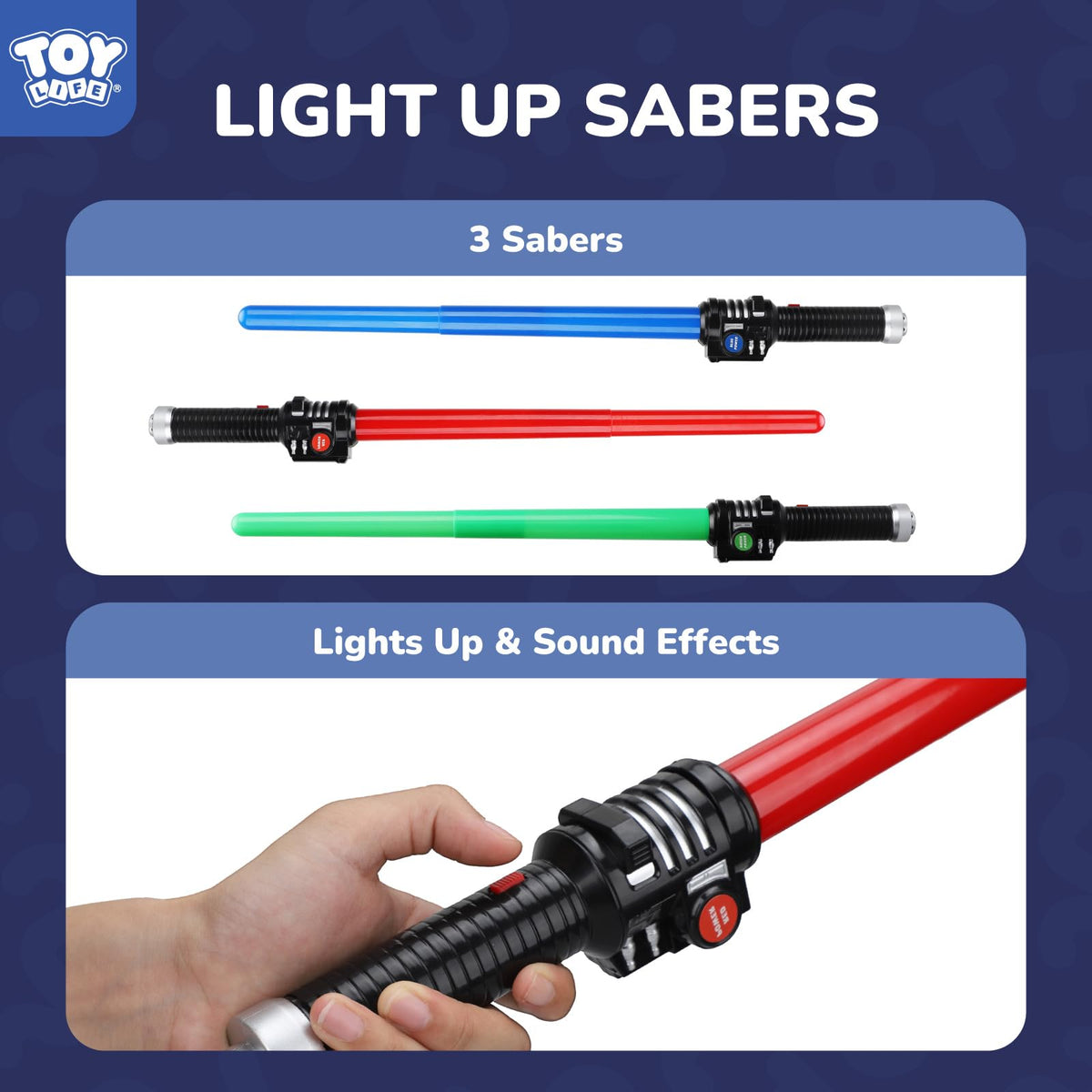 TOY Life light up saber green blade perfect for team battles