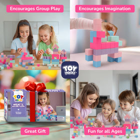 TOY Life gift-ready magnetic blocks ideal for boys and girls ages 4-8.