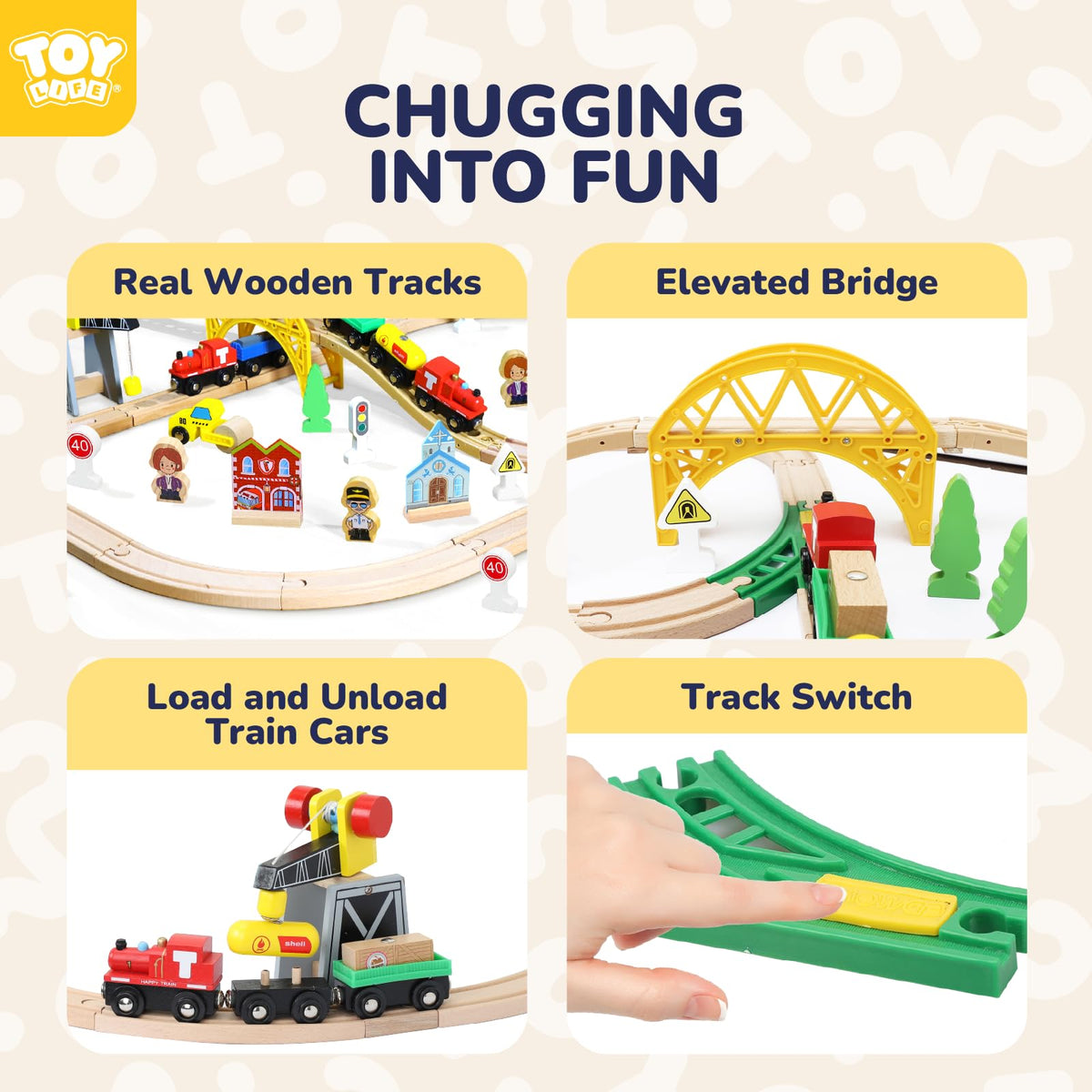 TOY Life magnetic crane – interactive cargo pickup sparks fine motor skills.