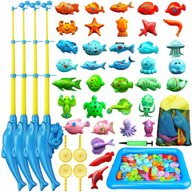 TOY Life magnetic fishing game poles for kids develop fine motor skills during play