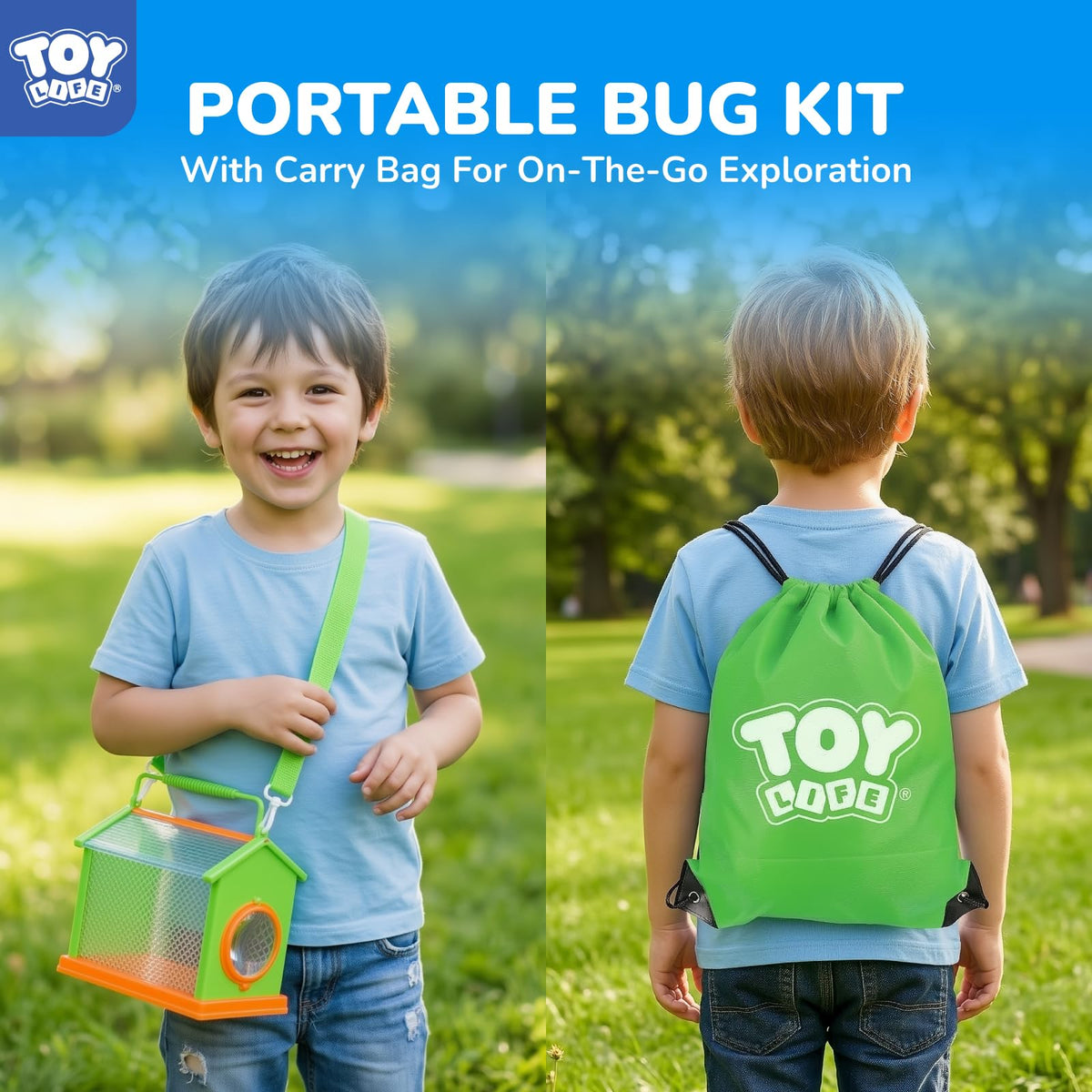 TOY Life Magnifying Glass reveals tiny details during bug observation