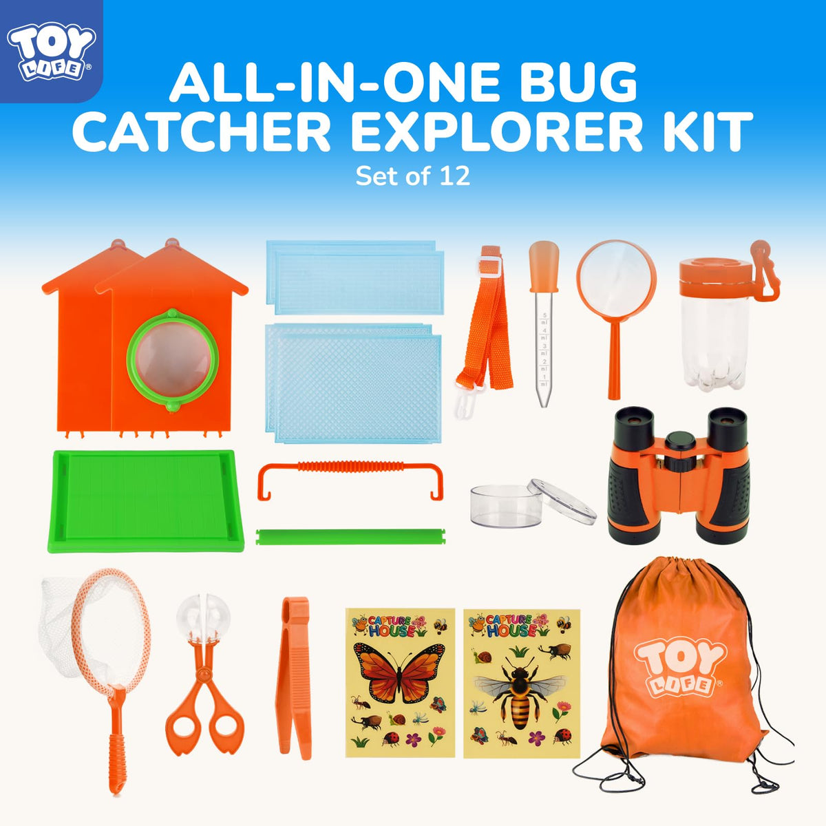 TOY Life magnifying glass highlighting small details in backyard explorations